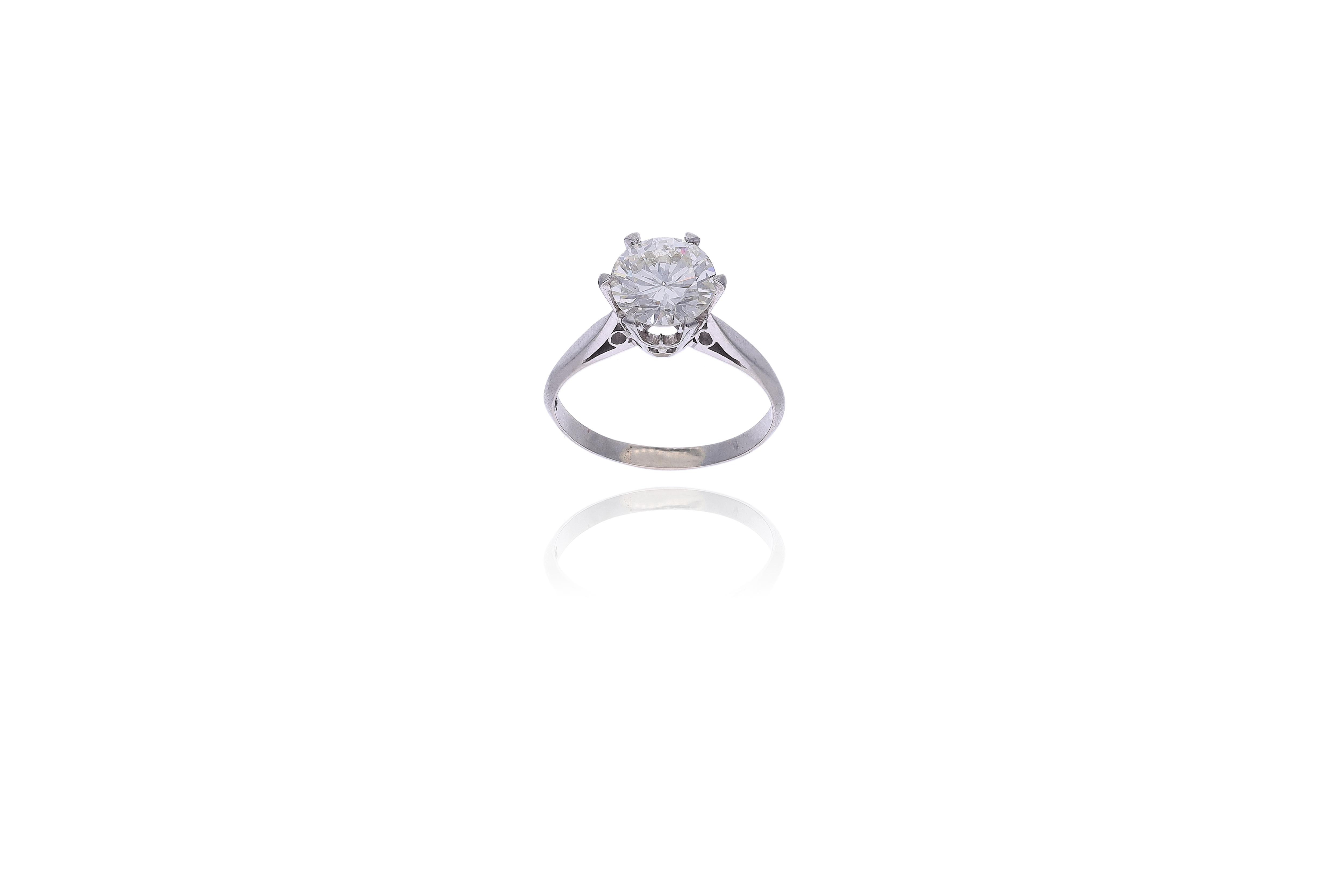 Anello con diamante - Asta Tesori d'Autunno