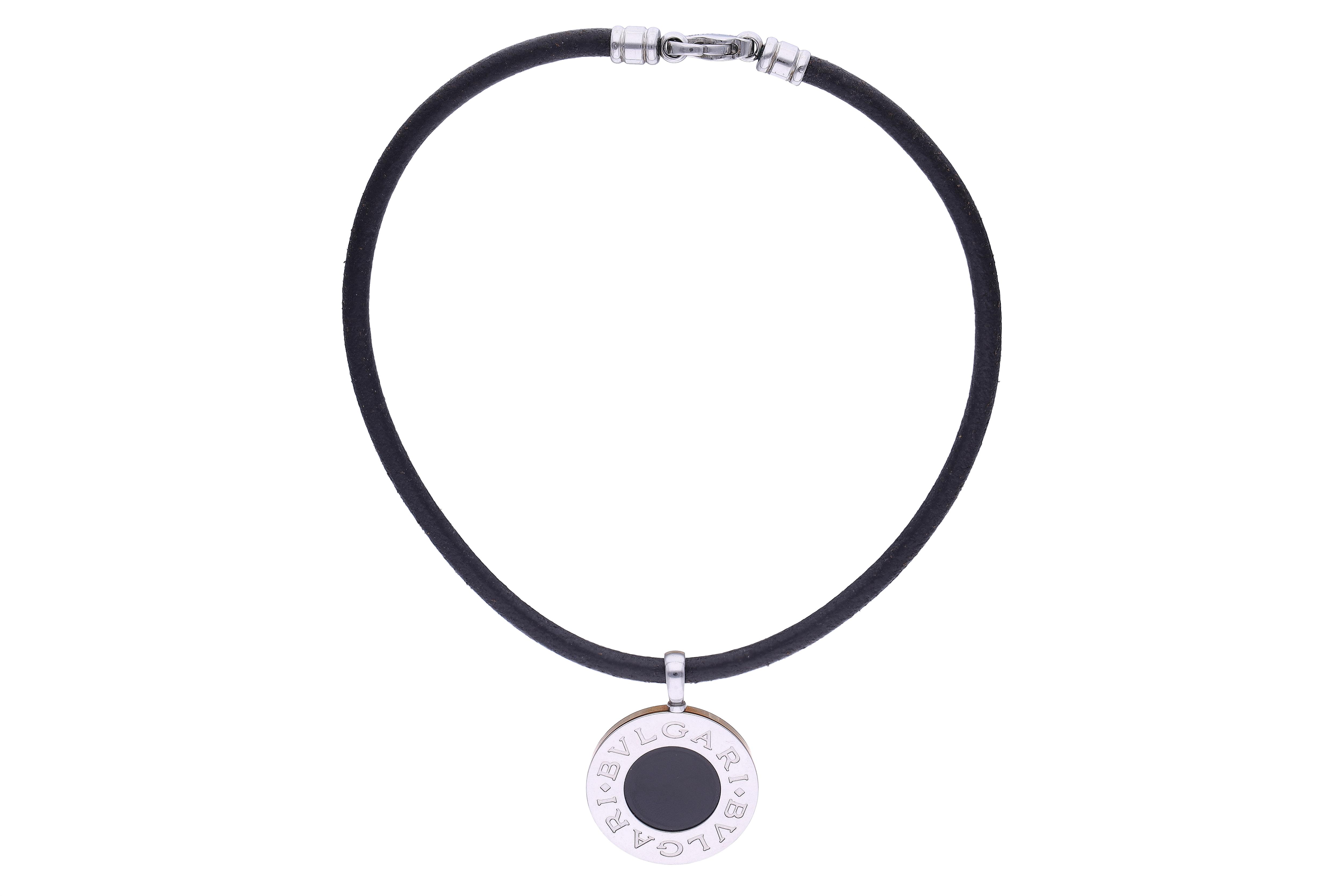 Bulgari Bulgari, collana con onice e granato verde - Asta Tesori d'Autunno