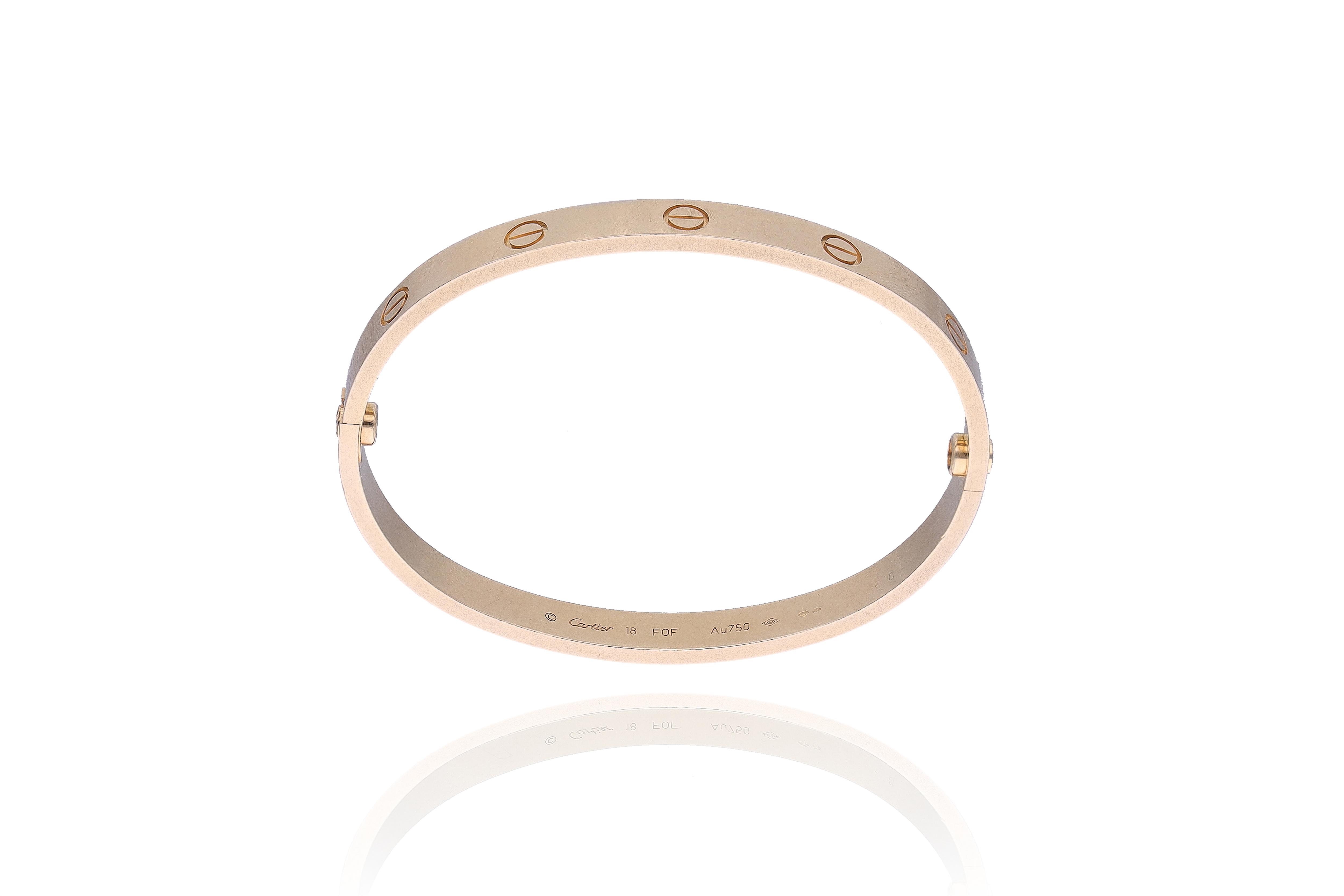Cartier Love, bracciale in oro - Asta Tesori d'Autunno