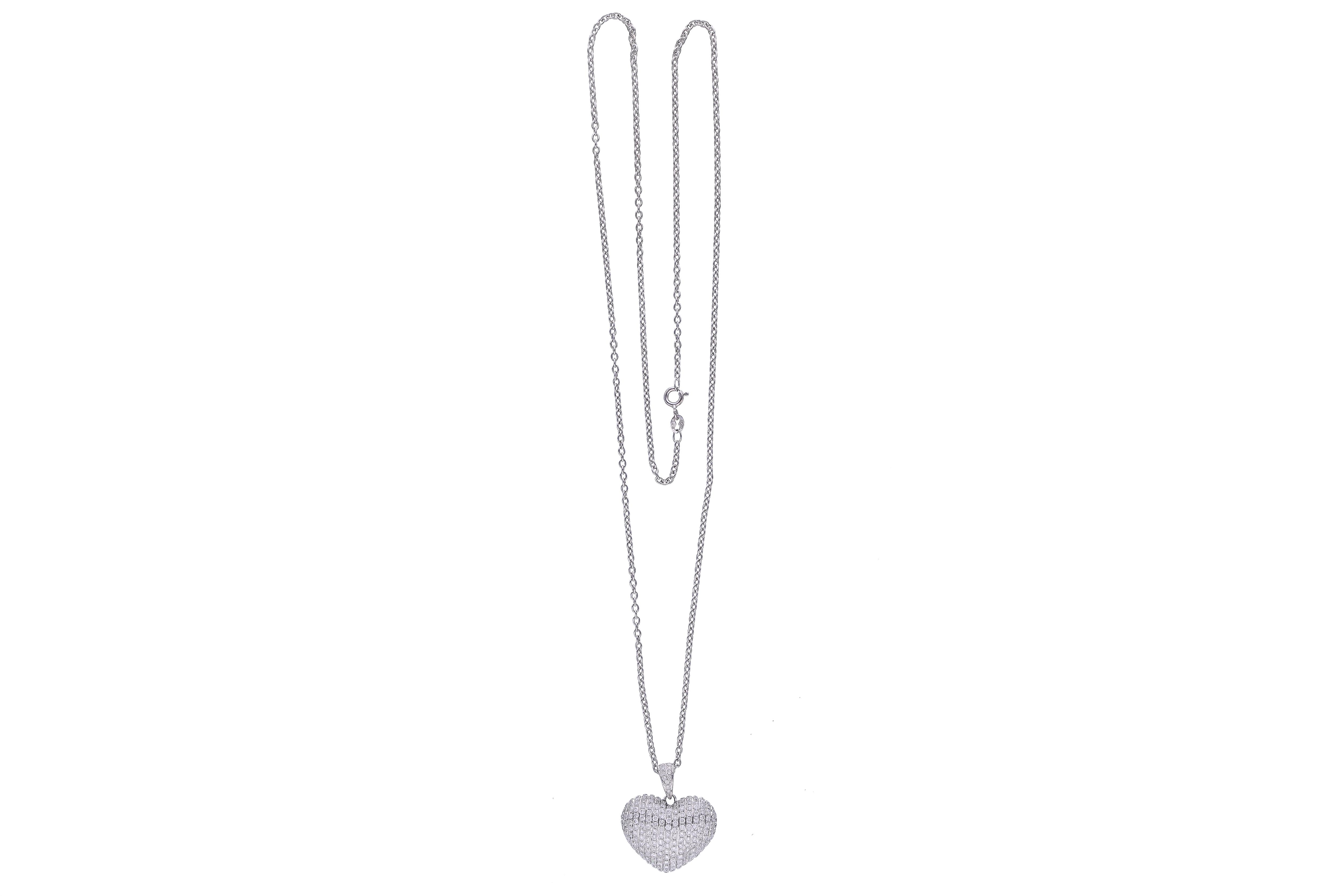 Collana con ciondolo con diamanti - Asta Tesori d'Autunno