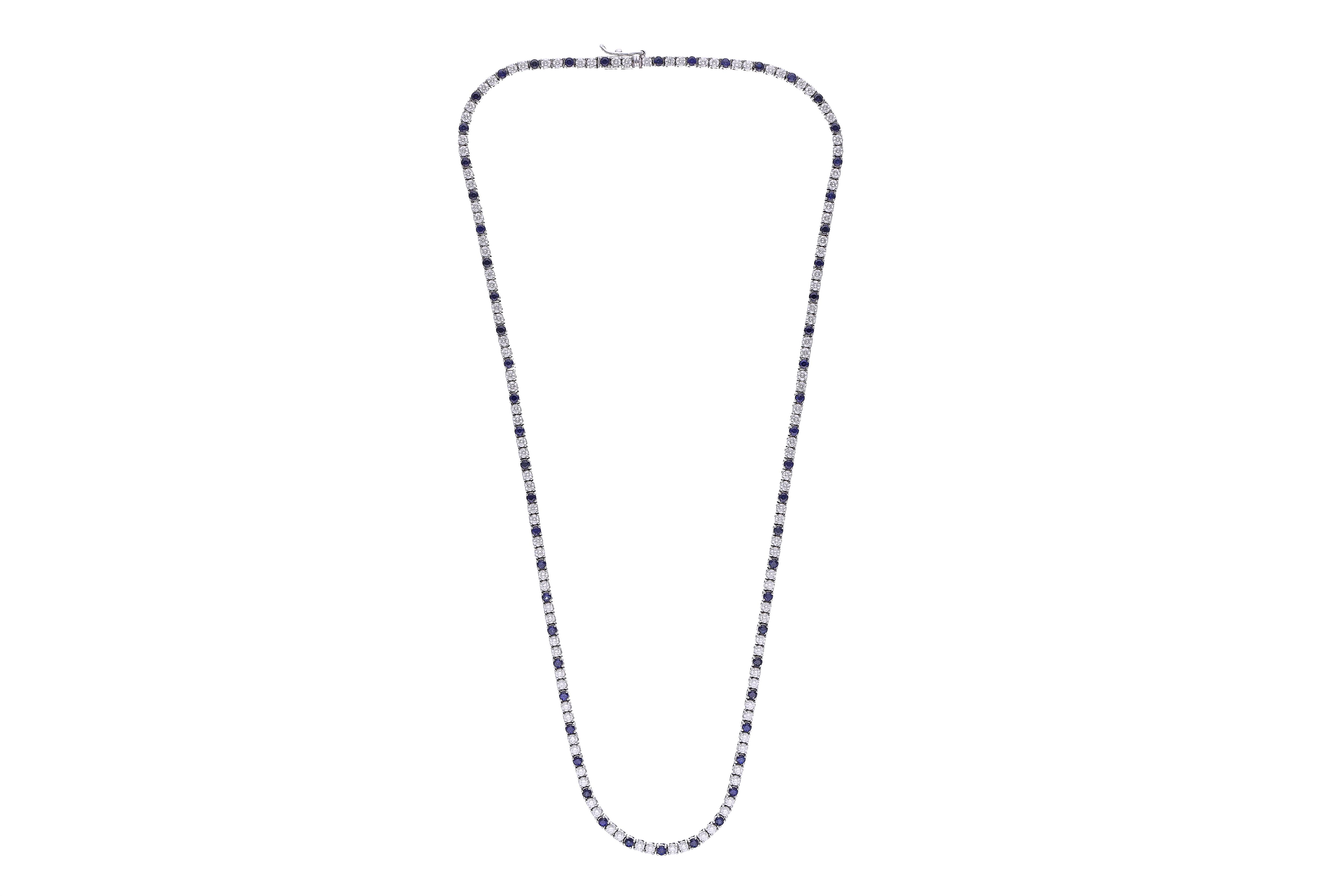 Collana con diamanti e pietre - Asta Tesori d'Autunno