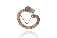 Bracciale con diamanti, zaffiri, rubini, smeraldi e smalti - Asta Speciale Gioielli