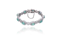 Bracciale con smeraldi e diamanti - Asta Speciale Gioielli