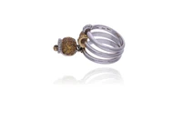 Chantecler Campanelle, anello con diamanti, zaffiri gialli e pietre - Asta Speciale Gioielli