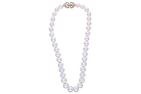 Collana di perle coltivate con diamanti - Asta Speciale Gioielli