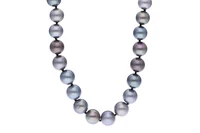 Collana ed orecchini con perle coltivate e diamanti - Asta Speciale Gioielli