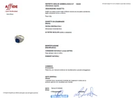 Missiaglia, anello con zaffiro e diamanti - Asta Speciale Gioielli