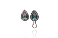 Orecchini con smeraldi e diamanti - Asta Speciale Gioielli