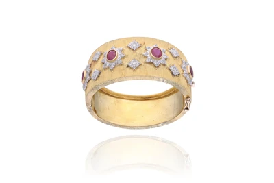 Bracciale con rubini e diamanti - Asta Speciale Gioielli