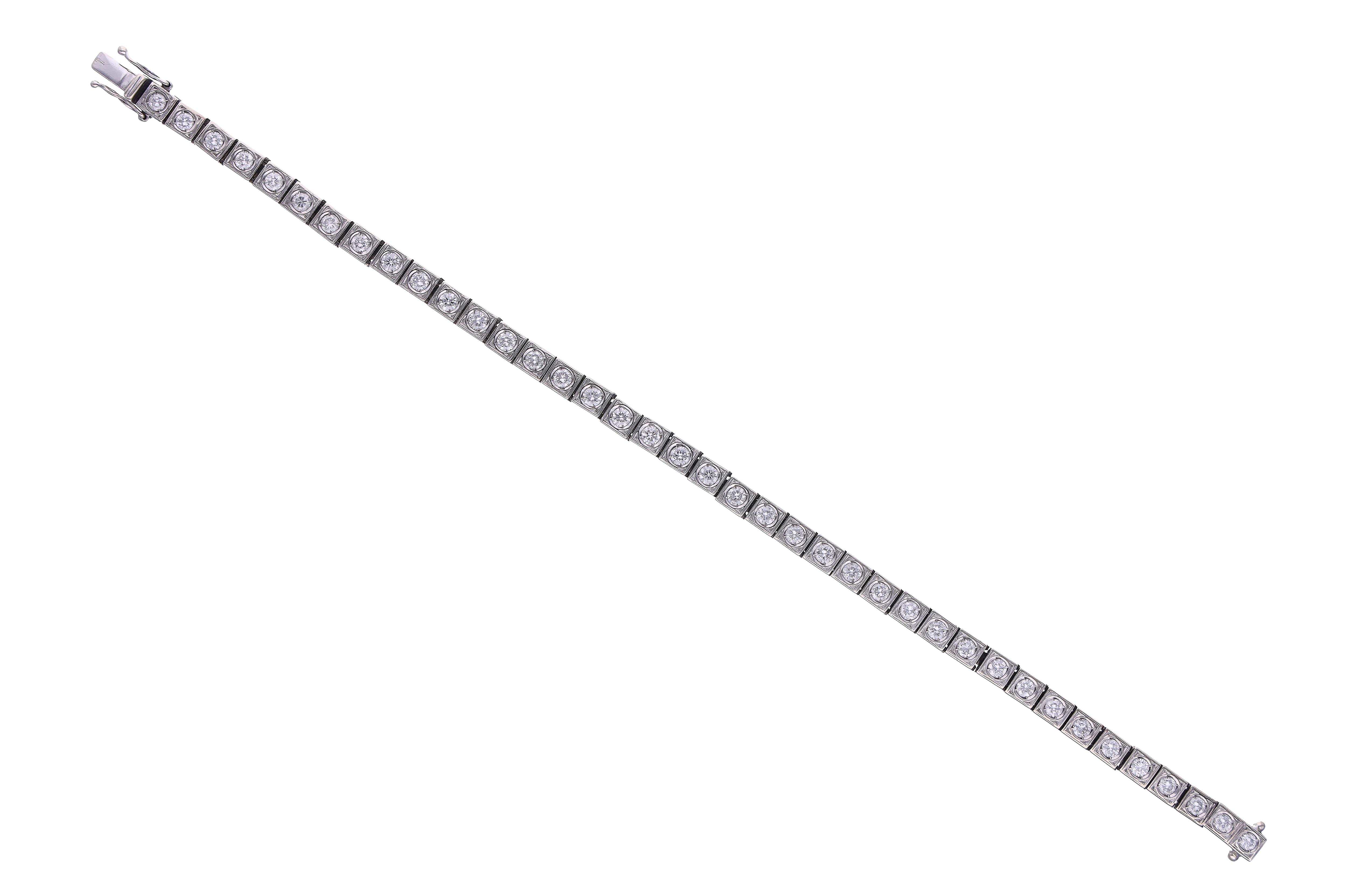 Bracciale con diamanti - Asta Speciale Gioielli