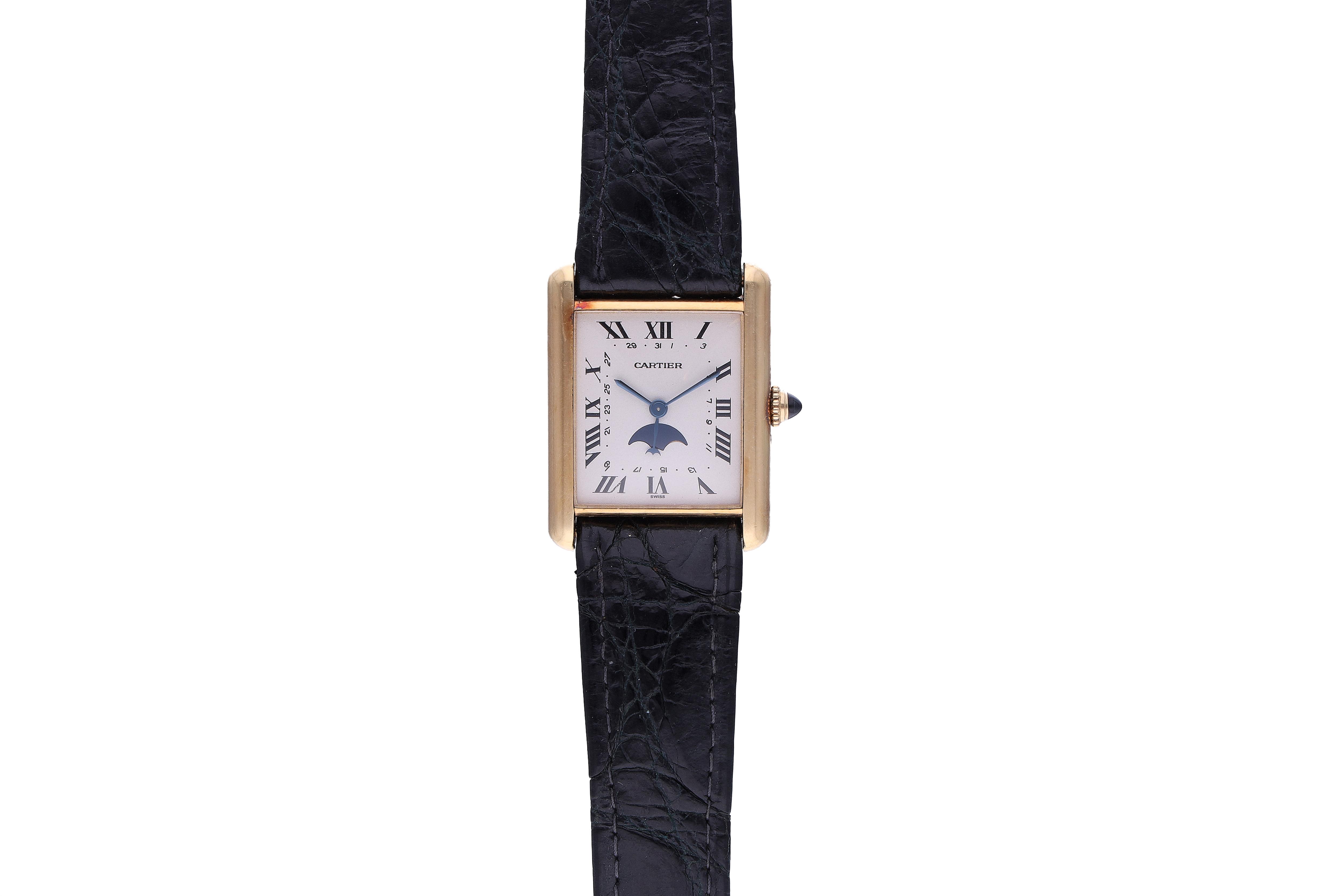 Cartier Tank Louis Cartier Moonphase - Asta Speciale Orologi