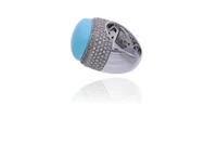 Anello con diamanti e pietra - Asta Speciale San Valentino