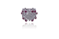 Anello con diamanti e rubini - Asta Speciale San Valentino