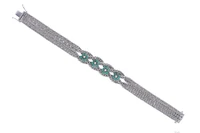 Bracciale con smeraldi e diamanti - Asta Speciale San Valentino