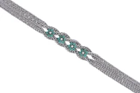 Bracciale con smeraldi e diamanti - Asta Speciale San Valentino