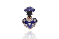 Spilla Moretto Veneziano con diamanti, smalti ed ebano - Asta Speciale San Valentino Spilla Moretto Veneziano con diamanti, smalti ed ebano - Asta Speciale San Valentino
