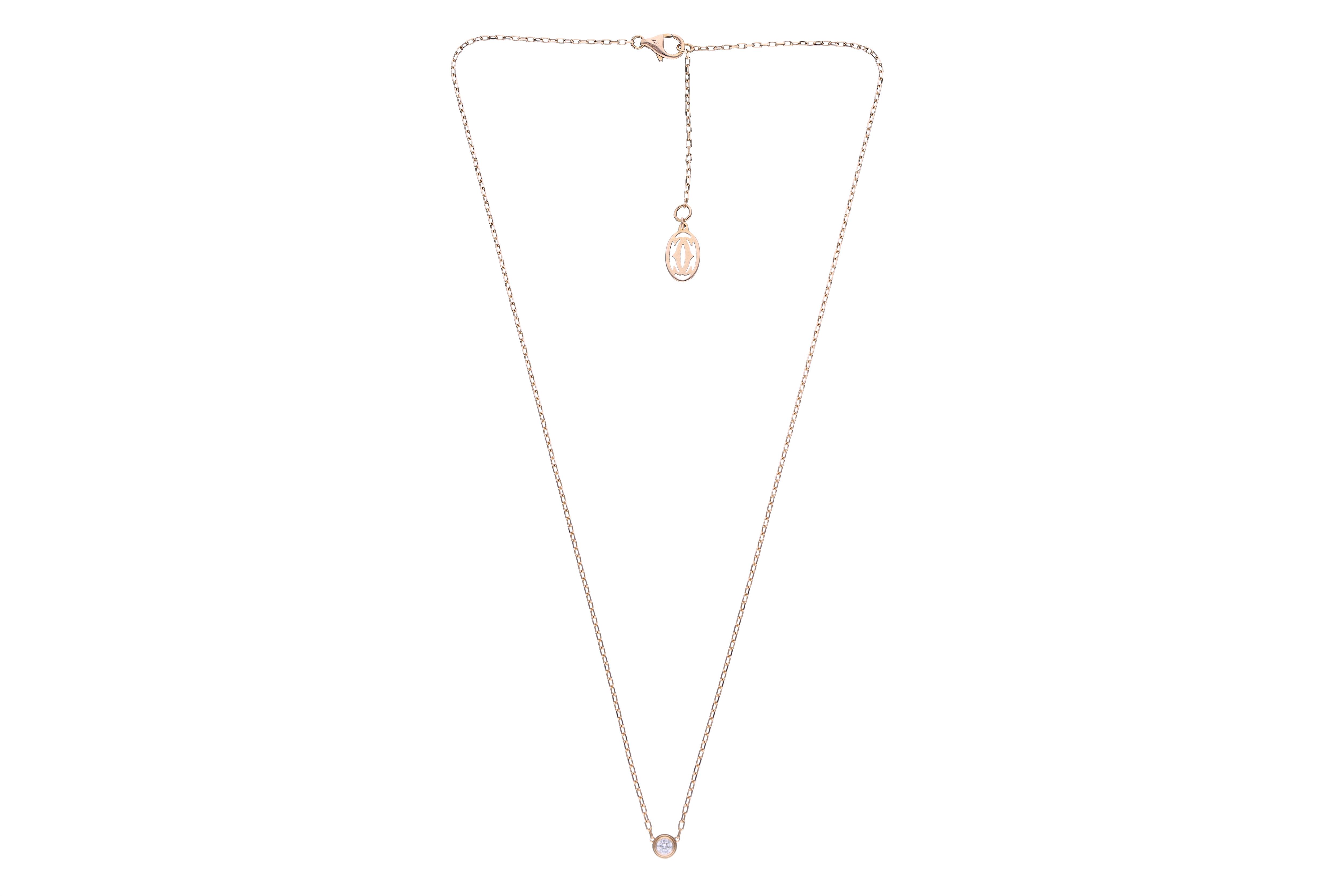 Cartier d'Amour, collana con diamante - Asta Speciale San Valentino