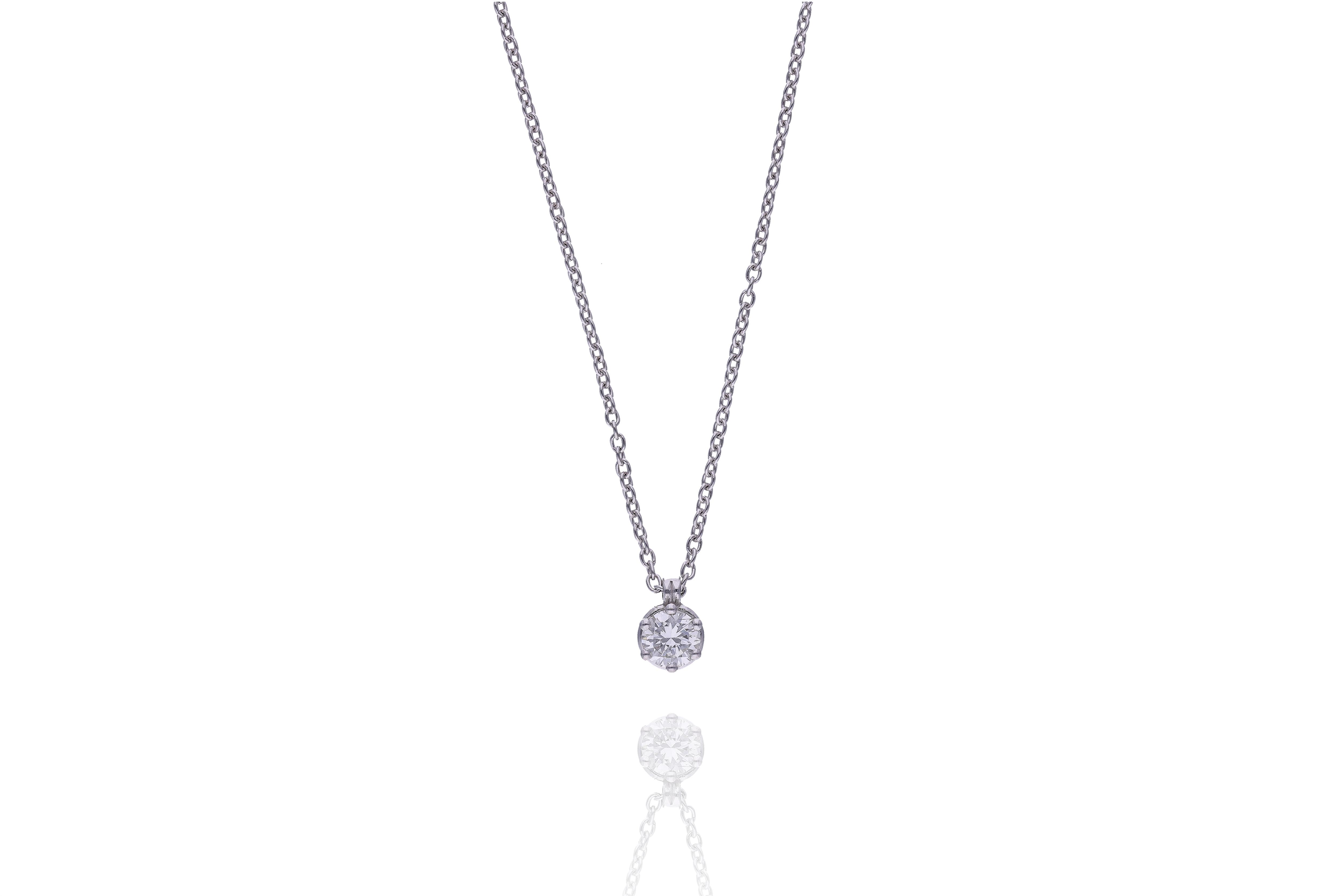 Collana con diamante - Asta Speciale San Valentino