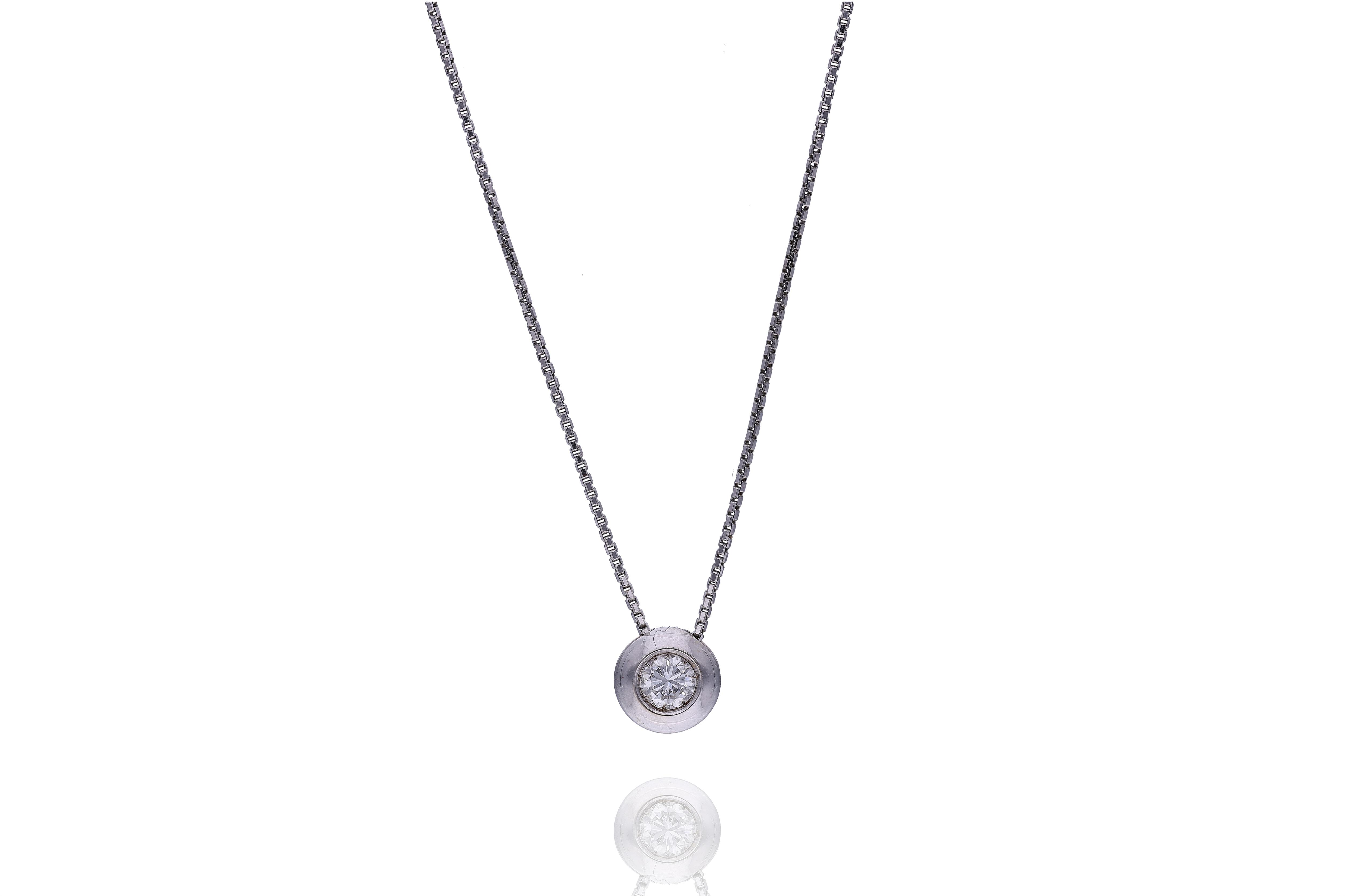 Collana con pendente con diamante - Asta Speciale San Valentino