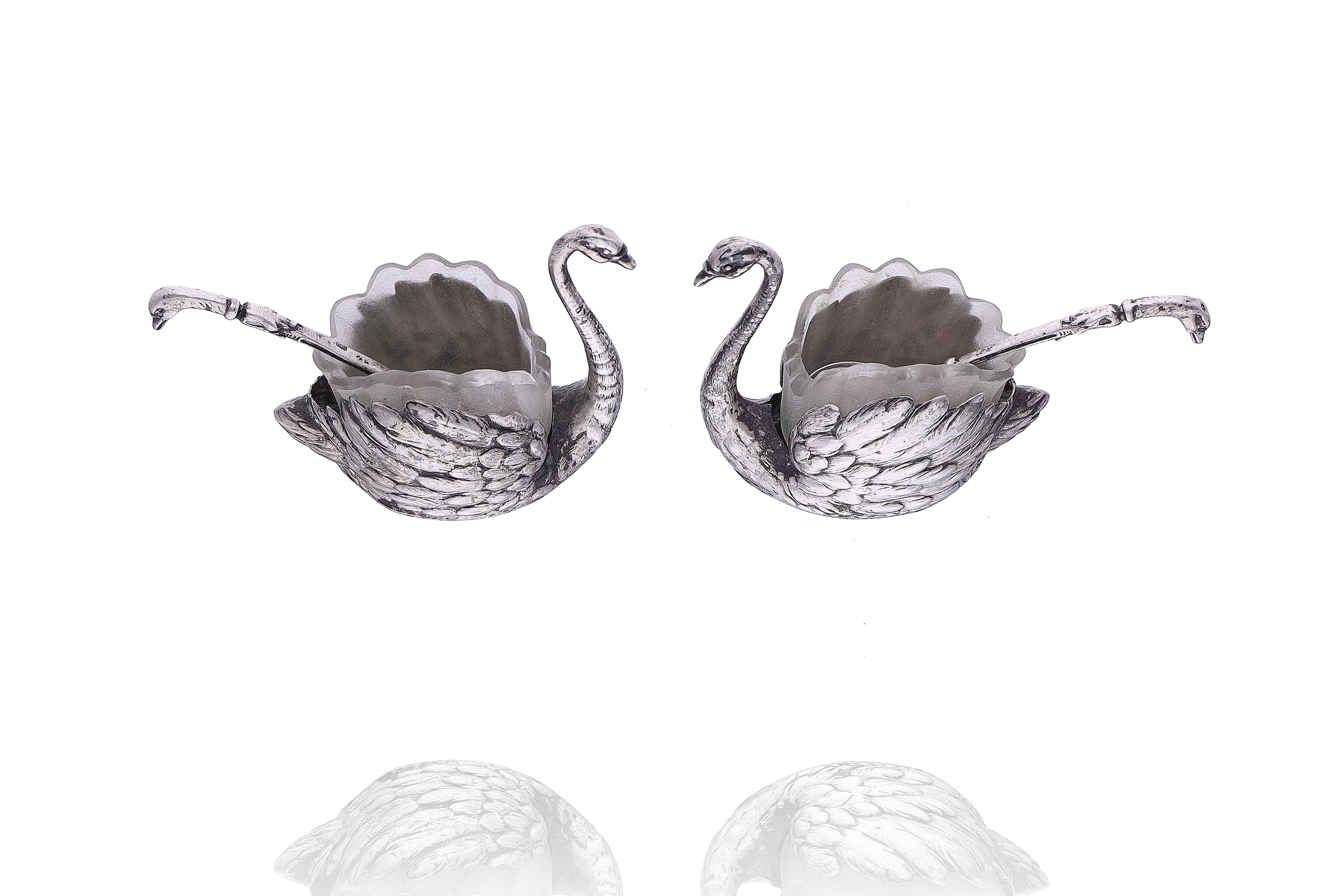 Coppia di saliere in argento - Asta Speciale San Valentino