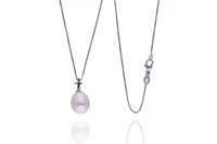 Collana con pendente con diamanti e perla coltivata - Asta Young