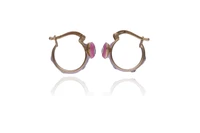 Orecchini con pietre e smalti - Asta Young