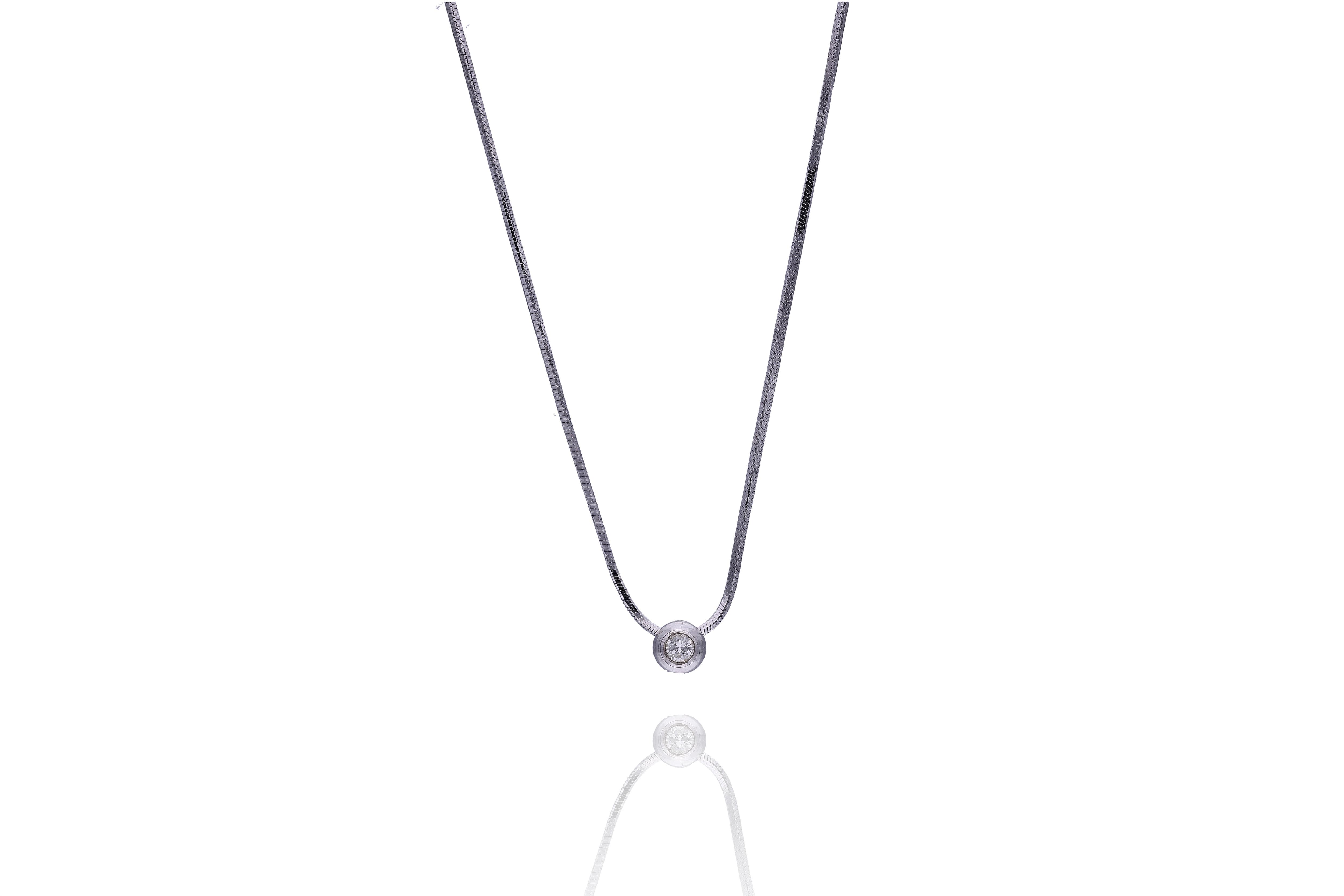 Collana con diamante - Asta Young