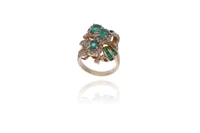 Anello con smeraldi e diamanti - Tesori di Pasqua