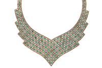 Collana con smeraldi e diamanti - Tesori di Pasqua