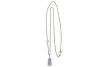 Nanis, collana con ciondolo con ametista e diamanti - Tesori di Pasqua Nanis, collana con ciondolo con ametista e diamanti - Tesori di Pasqua