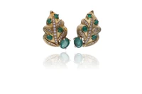 Sabbadini, orecchini con smeraldi e diamanti - Tesori di Pasqua Sabbadini, orecchini con smeraldi e diamanti - Tesori di Pasqua