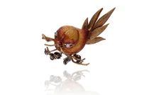 Spilla con smalti e diamanti - Tesori di Pasqua