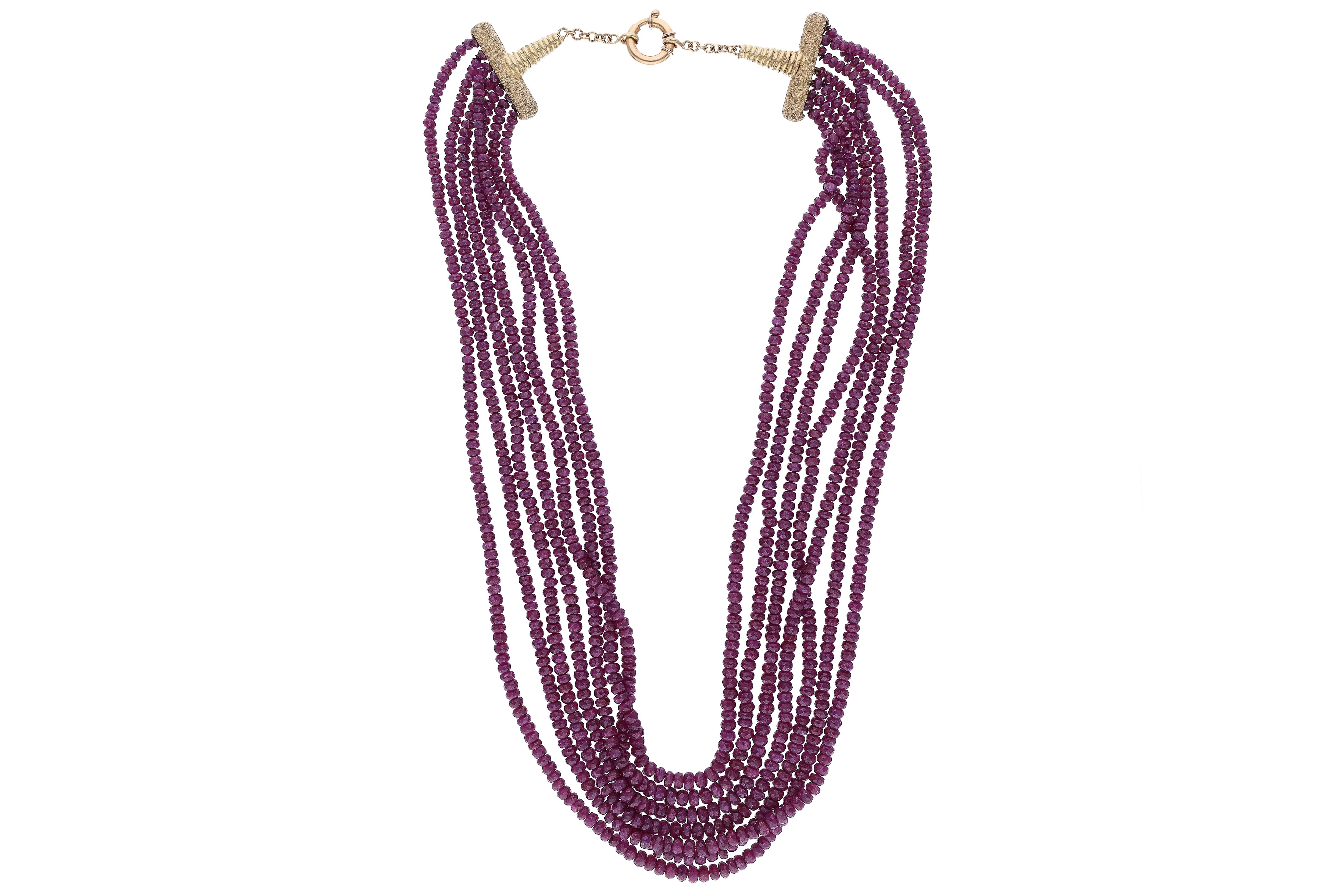 Collana con rubini - Tesori di Pasqua