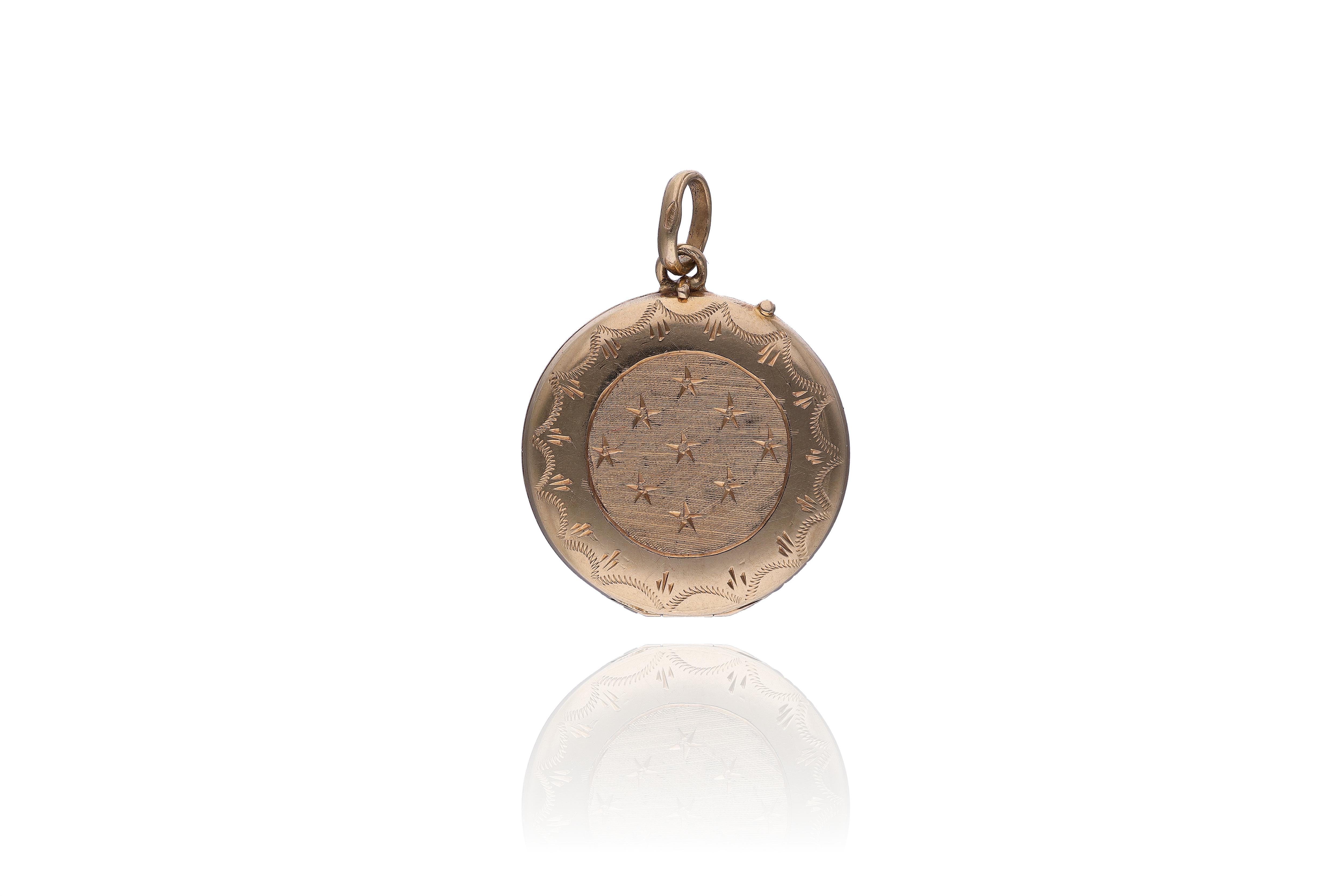 Ciondolo portafoto in oro - VintageMania