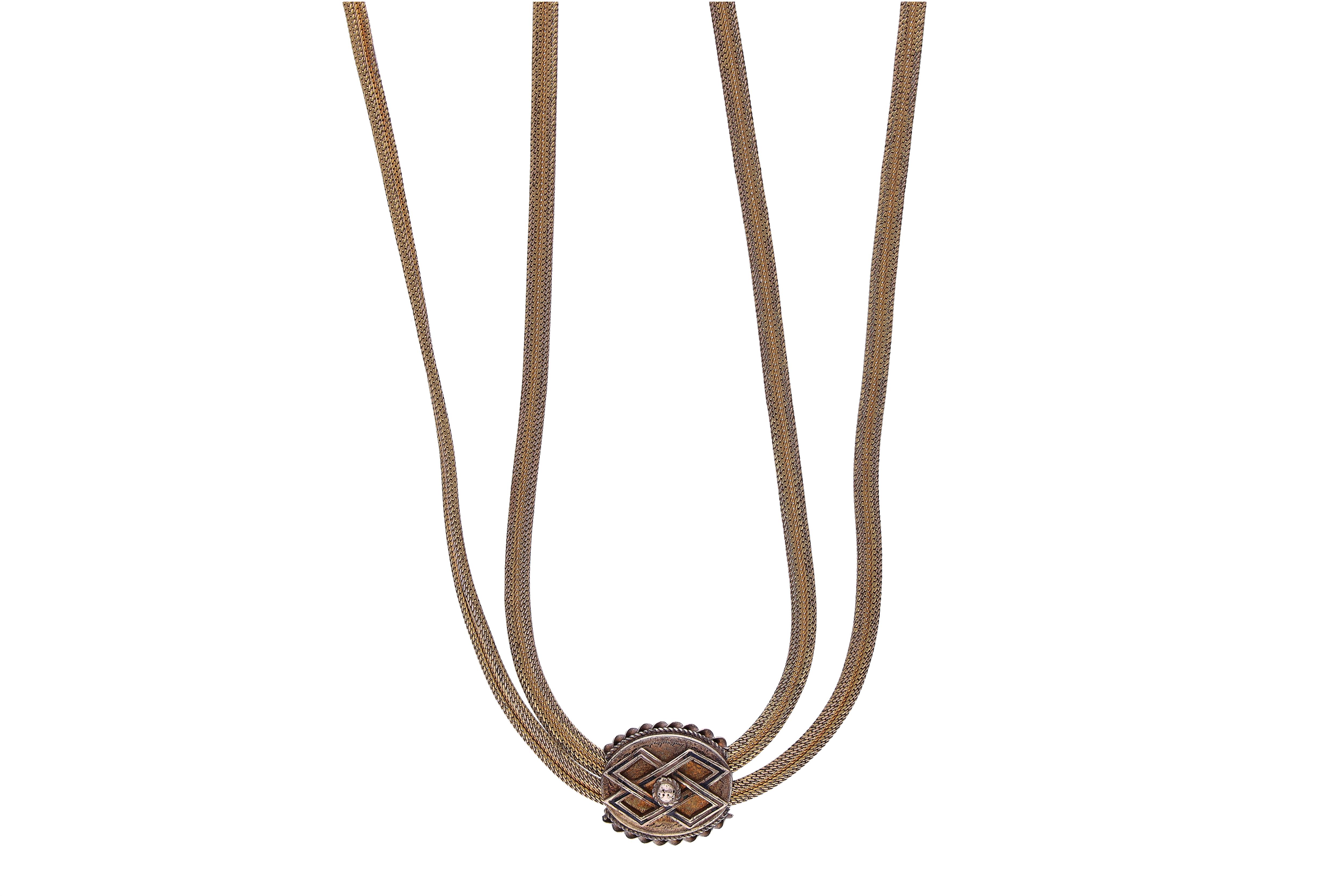 Collana Saliscendi in oro - VintageMania