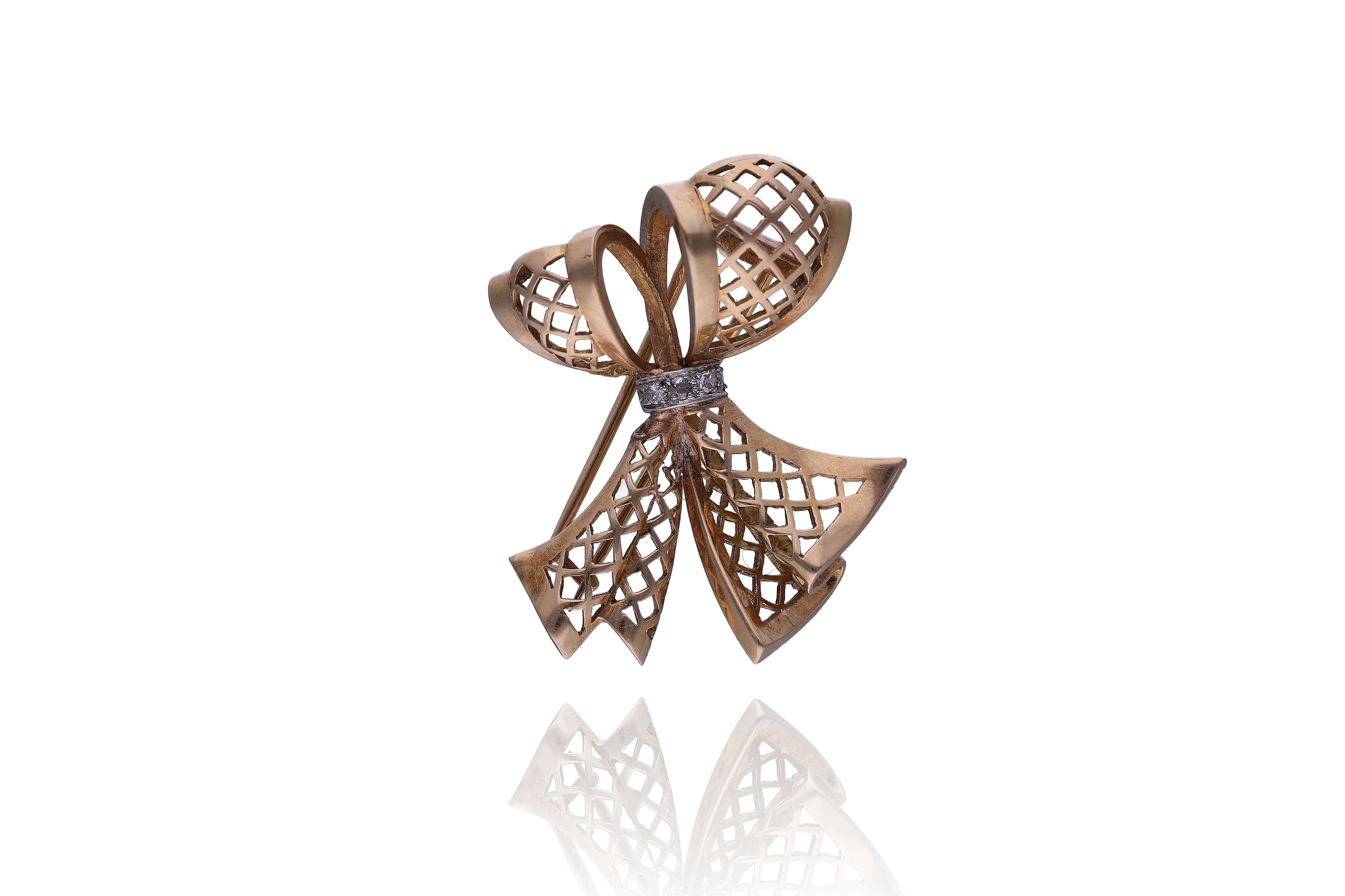 Spilla con diamanti - VintageMania