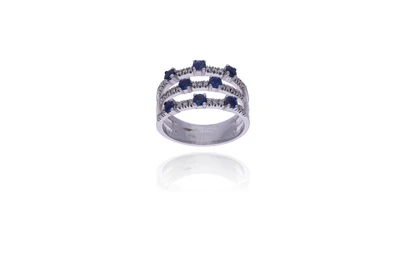 Anello con zaffiri e diamanti - Promesse Preziose