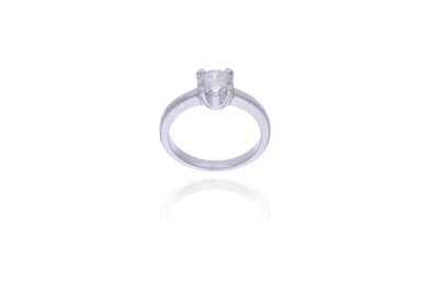 Anello con diamante - Asta Speciale Gioielli