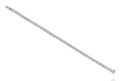 Bracciale con diamanti - Asta Speciale Gioielli
