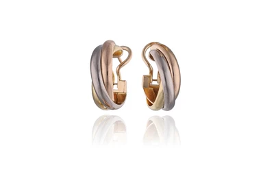 Cartier Trinity, orecchini in oro - Asta Speciale Gioielli