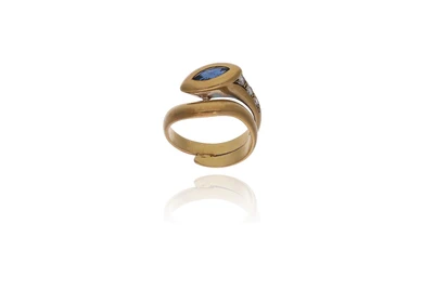 Anello con zaffiro e diamanti - Preziosi - Asta Conto Vendita Anello con zaffiro e diamanti - Preziosi - Asta Conto Vendita