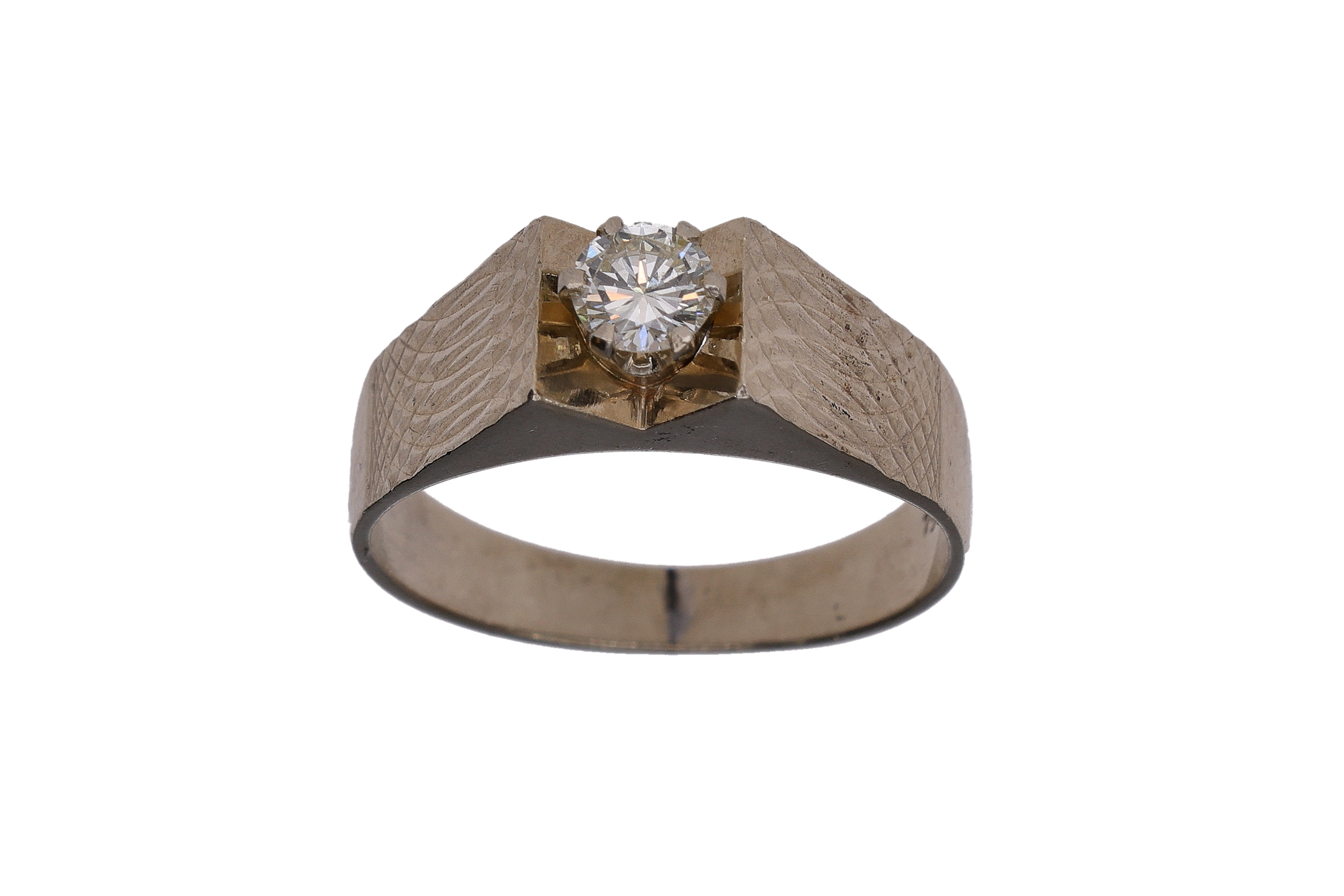 Anello con diamante - Asta Preziosi