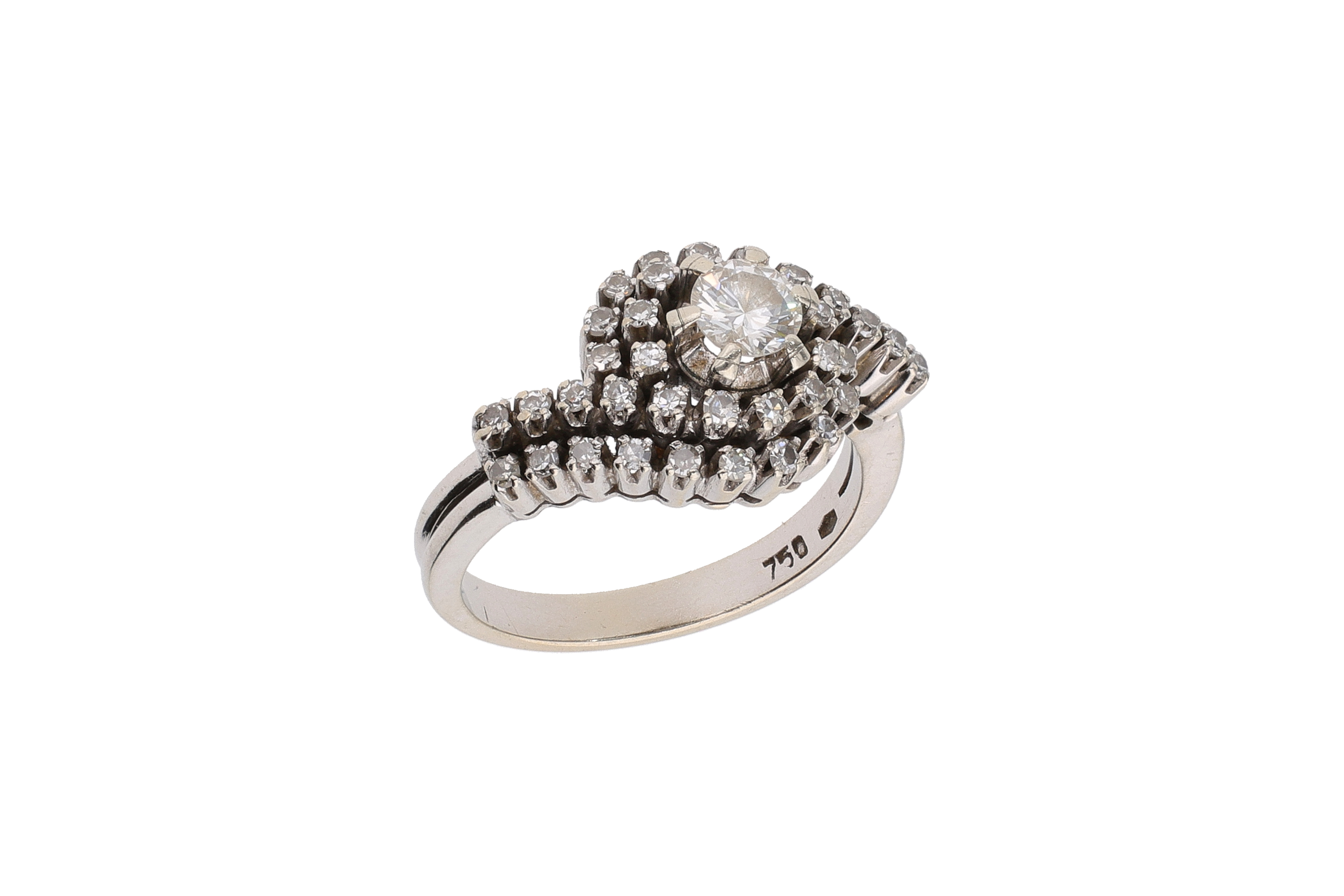 Anello con diamanti - Asta Preziosi