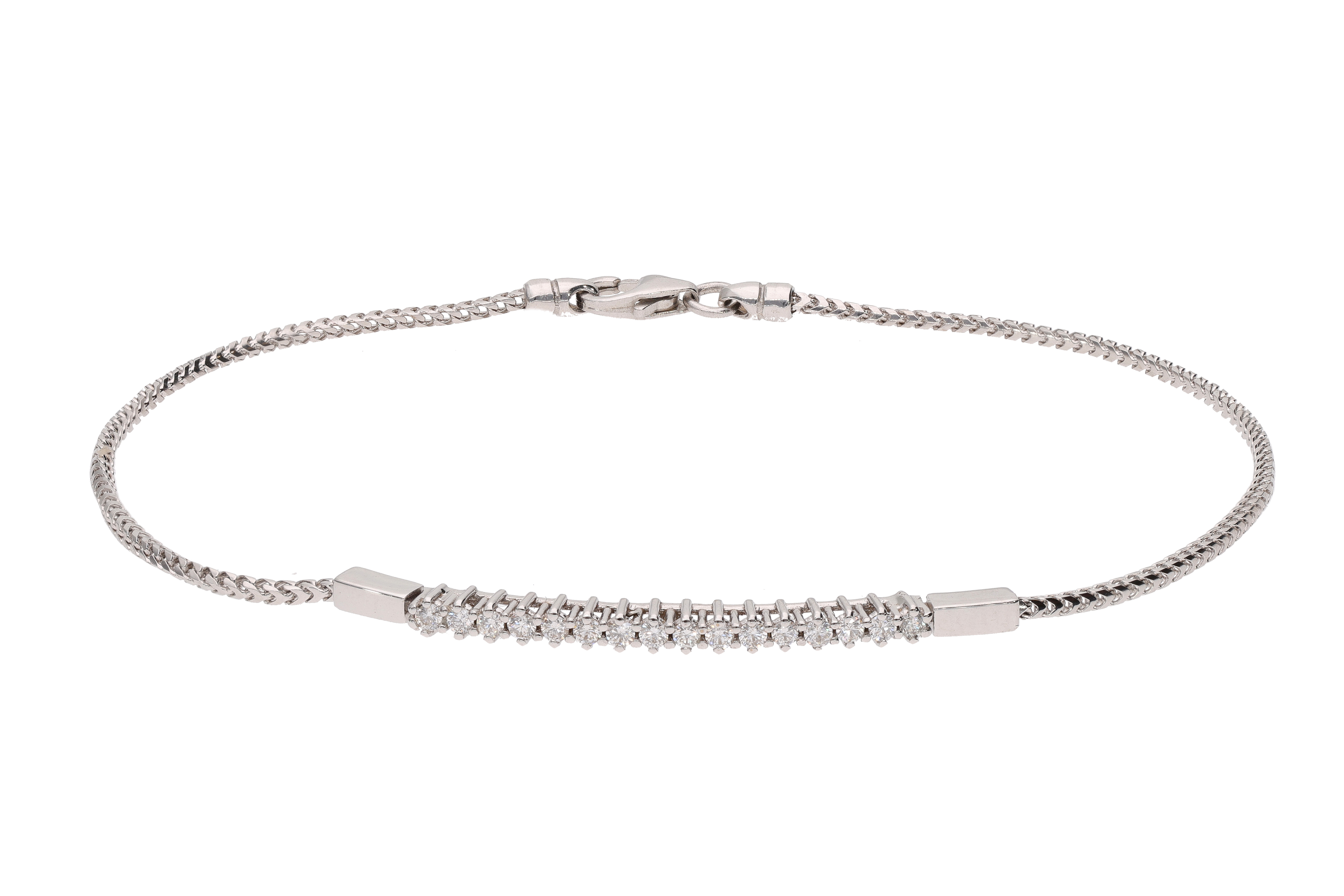 Bracciale con diamanti - Asta Preziosi