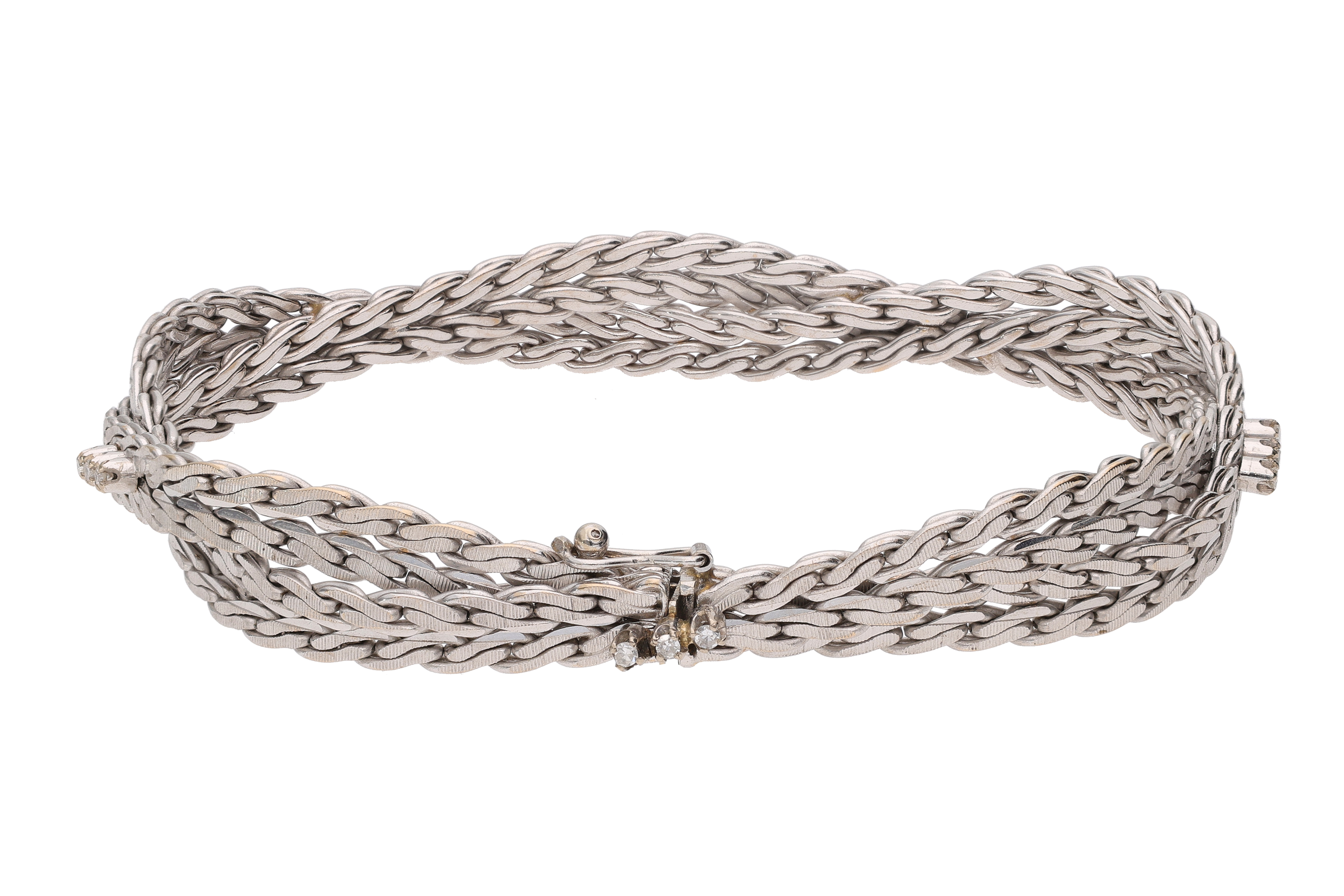 Bracciale con piccoli diamanti - Asta Preziosi