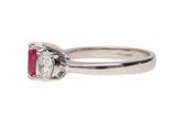 Anello con diamanti e rubino - Asta Preziosi Anello con diamanti e rubino - Asta Preziosi