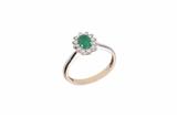 Anello con diamanti e smeraldo - Asta Preziosi Anello con diamanti e smeraldo - Asta Preziosi