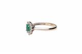 Anello con diamanti e smeraldo - Asta Preziosi Anello con diamanti e smeraldo - Asta Preziosi