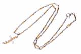Collana con crocetta - Asta Preziosi