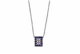 Collier con pendente mobile con zaffiri e diamanti - Asta Preziosi Collier con pendente mobile con zaffiri e diamanti - Asta Preziosi